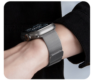 <span class=keywords><strong>Correa</strong></span> Magnética de Acero Inoxidable Compatible con <span class=keywords><strong>Apple</strong></span> <span class=keywords><strong>Watch</strong></span> Ultra 3, <span class=keywords><strong>Correa</strong></span> Protectora Segura - Product Image 6