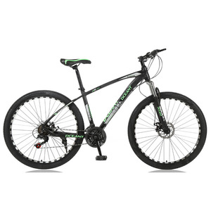 Vélo de montagne 27,5 pouces en alliage d'aluminium avec freins à disque doubles, fourche à suspension, type standard unisexe pour adultes - Product Image 5