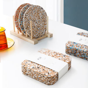 Almohadilla para tazón, olla de aislamiento térmico para el hogar, plato, mantel para mesa de comedor, mantel de cocina, tablero de corcho colorido, taza de café, posavasos para taza de té - Product Image 4