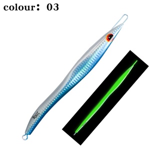 Nouvelle leurre artificielle rigide imprimée en plaque de fer, avec pointe de plomb, entièrement lumineuse, pour jigging rapide et mouvement lent, pour pêche en eau salée - Product Image 6