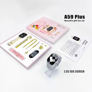 Nouvelle montre tendance pour femme A58 <span class=keywords><strong>Plus</strong></span>, montre pour petite amie, collier, boucles d'oreilles, bijoux, coffret cadeau Noël/anniversaire - Product Image 6