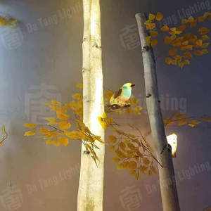 Lampes décoratives IP65 en forme de tronc de bouleau pour allées de jardin, parcs et décorations de festivals - Product Image 5