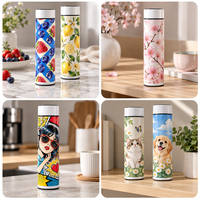 Mesin Cetak UV untuk Tumbler, Cangkir, dan Botol Silinder 360 Derajat dengan Sensor Ketinggian Otomatis Laser Box SK-CYL