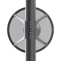 Projecteur LED à large surface L06B-AU4 60-120W Lampe de projecteur paysager pour rivage façade