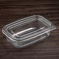 Vente en gros Boîtes à dessert jetables en plastique PET transparent pour gâteau Blister en plastique PET Contenants de boulangerie pour gâteau pâtisserie