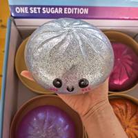 Juguete Sensorial Antiestrés de 15 cm, Multicolor, Brillante, Suave, con Diseño de Cara de Caricatura, para Niños, Regalo para Fiestas Infantiles