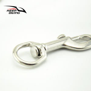 KEEP DIVING Boucle à ressort à tête unique en acier inoxydable 316 de 90 mm pour équipement de plongée technique, accessoires BCD SSA DT90W - Product Image 4
