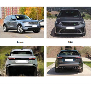 KIT CORPS Complet POUR 2017 + <span class=keywords><strong>Range</strong></span> <span class=keywords><strong>Rover</strong></span> <span class=keywords><strong>Velar</strong></span> l560 SVA <span class=keywords><strong>SVR</strong></span> Style Pare-chocs Avant et Arrière - Product Image 2