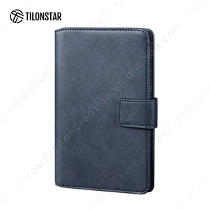 TILONSTAR TPW101 étui pour cartes de passeport de mode vintage avec porte-étiquette AirTag de voyage porte-passeport d'affaires antivol portefeuille - Product Image 1