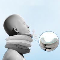 Collier cervical gonflable portable Tech Love pour le soutien du cou, soulagement de la douleur, relaxation musculaire et amélioration de la posture