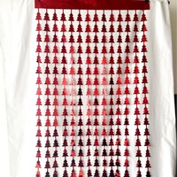 Rideau en aluminium 1x2m pour arbre de Noël, carré, brillant, scintillant, toile de fond murale pour fête et photos