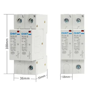 CHINT NU6-II spd type 2 lightning electrical home surge protector ac power surge protector voltage industrial surge protectors