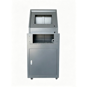 Armoire de rangement extérieure en métal sur mesure à 2 portes pour panneaux solaires - Product Image 2