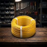 Fil électrique aérien en cuivre massif PVC 0,5-4mm² 450/750V Monoconducteur Bobine de 100m IP65 pour câblage de bâtiment