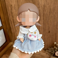 [Vêtements uniquement] Robe de princesse attrayante pour poupée de 20 cm, idéale pour le printemps et l'été, avec un imprimé floral frais et doux.