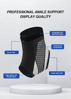 Aofit Offre Spéciale – Attelle de Cheville Sportive Unisexe Ultra Fine en Nylon, Antidérapante et Réglable, pour l'Hiver