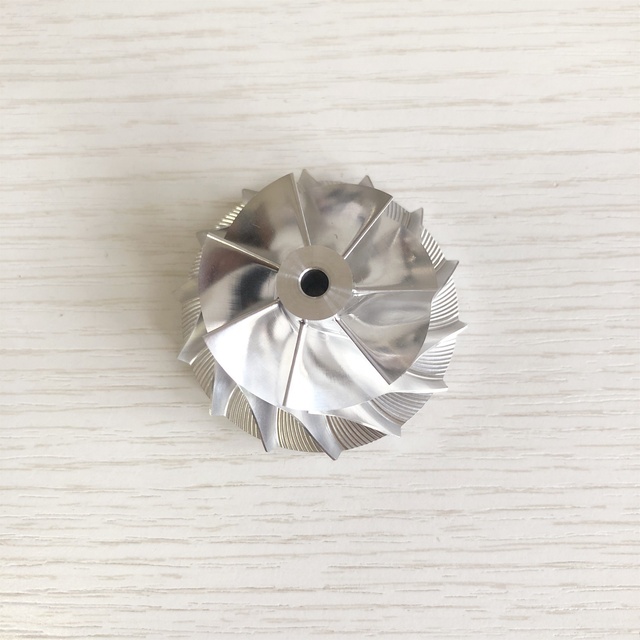 KP39 35.93/48.00mm 7+7 Blades High Performance Turbocharger Milling/aluminum 2618/billet Compressor Wheel