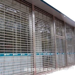 Porte roulante en verre transparent Jcx, en alliage d'aluminium, moderne, antivol, pour usage commercial, livraison directe d'usine - Product Image 2