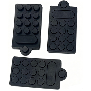 Claviers en silicone électronique industriels personnalisés OEM ODM de la marque Haochuan, boutons en silicone conducteurs, télécommande médicale - Product Image 1