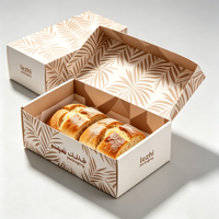 Boîtes à hot-dogs jetables en carton ondulé kraft, boîtes à emporter pour le déjeuner, boîtes personnalisées pour la restauration de hot-dogs et emballages