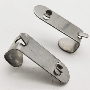 J Stainless Steel <b>Hooks</b> 150 Mm Door Mount For Refrigerator Beverage Cabinet Freezer Display Case Shelf Clips - Product Image 1