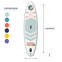 Planche de paddle gonflable EVA personnalisée avec couleur et logo - Étanche et portable pour les sports nautiques