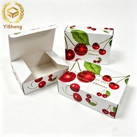 Boîte cadeau en carton ondulé écologique pour cerises fraîches en gros