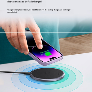 Cargador Inalámbrico Horizontal de Escritorio de 15 W para Teléfono Móvil, Artículos Inteligentes para el Hogar - Product Image 4