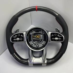 Volant de voiture personnalisé en fibre de carbone pour Mercedes-Benz AMG Performance W167 W213 W217 W222 W177 W190 - Product Image 3