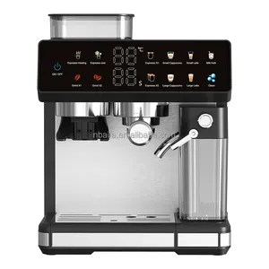 Machine à expresso semi-automatique de style italien avec fonction vapeur puissante Cafetière intelligente pour l'hôtel Café à saveur riche - Product Image 3