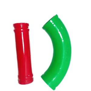 Hot sale Dn125 concrete pump spare parts accessories pipe elbow 90 degree elbow pipe S tube