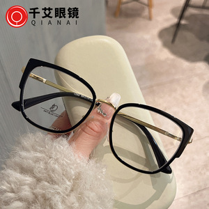 กรอบแว่นตาแบบ Cat Eye ป้องกันแสงสีฟ้าสำหรับผู้หญิง กรอบเต็ม เลนส์อะคริลิก ดีไซน์ทรงไม่สมมาตร รุ่น Js9 5 1086 ผลิตที่ไถโจว - Product Image 3