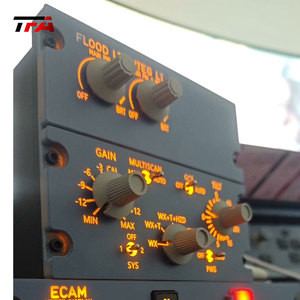 Simulateur de vol A320 en gros : Machine d'amusement avec cockpit, configuration de jeu de simulateur de vol et panneau de commande du radar météorologique - Product Image 4