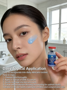 Suero Facial GHK-Cu con Péptidos de Cobre en Polvo Liofilizado, Aclarante, Hidratante, Reafirmante, Antiarrugas y Antienvejecimiento - Product Image 3