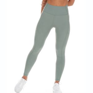 Mallas deportivas de compresión de algodón con estampado de reciclado logotipo personalizado para mujer - Product Image 3