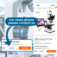 Nouveau microscope biologique binoculaire à source de lumière LED, spécialement conçu pour les écoles primaires et secondaires, 1600x