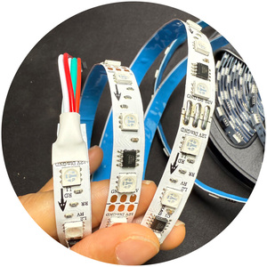 แถบไฟ LED RGB อัจฉริยะสำหรับเขียนโปรแกรมในฝัน60D Smd5050แถบไฟ LED 12V RGB แบบดิจิทัล1903 Ws2811 - Product Image 3