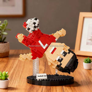 648 pièces – Cadeau pour les fans <span class=keywords><strong>de</strong></span> football – Blocs <span class=keywords><strong>de</strong></span> construction en plastique ABS – Diamant – Joueurs <span class=keywords><strong>de</strong></span> football – Portugal <span class=keywords><strong>Ronaldo</strong></span> – Décoration <span class=keywords><strong>de</strong></span> maison - Product Image 2