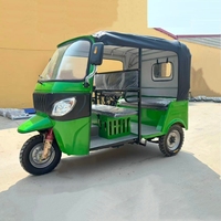 Asie Hot 6 Places Tuk Tuk Trois Roues Auto Taxi Tricycle Motorisé 3 Roues Moto pour Passagers Moteur à Essence Conduite