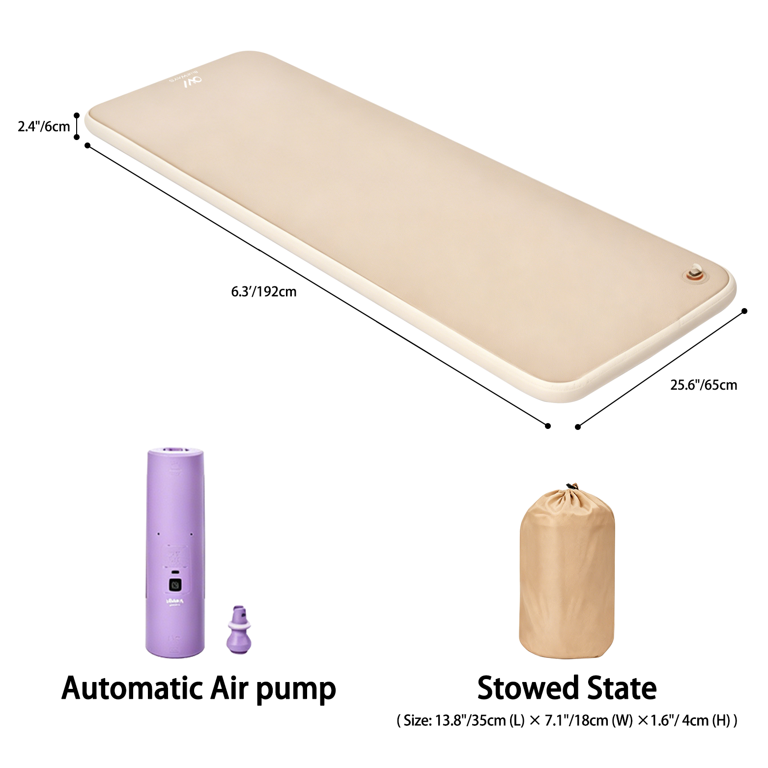 Pompe automatique 6 cm pour une personne