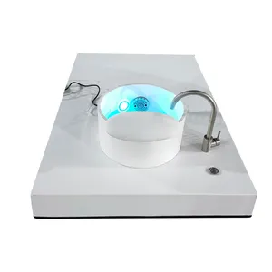 2022 New Style Hot Sale Gold Top Quality SPA Pedicure Bowl With Platform&LED&JET 10 Years Warranty