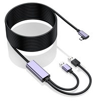 VR CABLE 7m Longitud 90 grados Ángulo recto USB a 3,2 Gen1 a Tipo C Cable para Oculus Quest 1 2 VR Link Cable