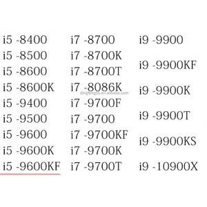 Computadora de Escritorio para CPU <span class=keywords><strong>Core</strong></span> I5/<span class=keywords><strong>i7</strong></span>/i9 - Modelos 8400 8500 8600K 9400F 9500 9600KF 9700KF 9900K 9900T, Tecnología de Virtualización de Socket LGA - Product Image 3