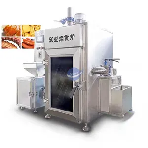 50 kg per Batch Bacon Smoke Oven/ Sausage Smokehouse Smoking Machine/Meat Smoke Furnace