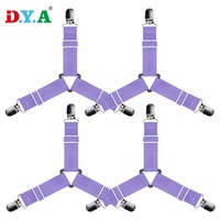 Élastique tricoté en polyester réglable de 25 mm de largeur pour ceinture de fixation de drap de lit - Produit fini en stock