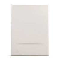 1-Core SC Optical Fiber Face Plate White ABS FTTH Terminal Box Wall Box