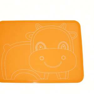 Manteles individuales de silicona, bonitos manteles individuales de dibujos animados para niños pequeños, manteles antideslizantes, manteles para comida de bebé para restaurante - Product Image 3