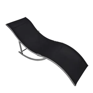 Aluminium KD chaise de loisirs plage bain de soleil & lounge à vendre