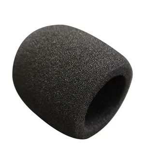 Microphone sans fil omnidirectionnel à main avec logo personnalisé, cache-microphone en métal, pare-brise en mousse épaisse pour scène, station de télévision, karaoké - Product Image 6