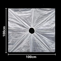 Cape de coiffure jetable en plastique PE épais, imperméable, spéciale salon, pour coupe de cheveux, permanente, coloration, soin à l'huile, châle de barbier